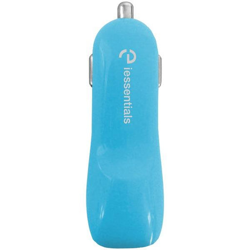 Iessentials Ie-pcp2u-bl 2.1-amp Dual Usb Car Charger (blue)