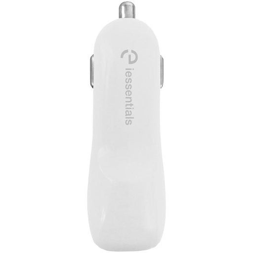 Iessentials Ie-pcp2u-wt 2.1-amp Dual Usb Car Charger (white)