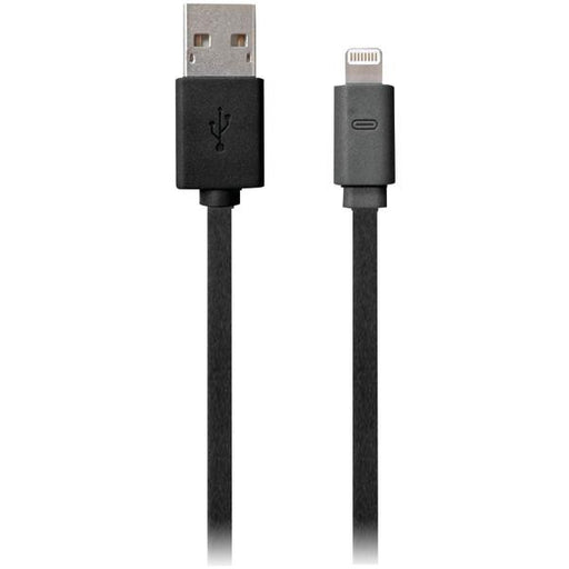 Iessentials Iplh5-fdc-bk Flat Lightning(tm)cable, 3.3ft (black)