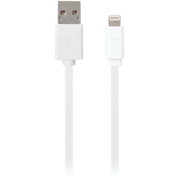 Iessentials Iplh5-fdc-wt Flat Lightning(tm) Cable, 3.3ft (white)