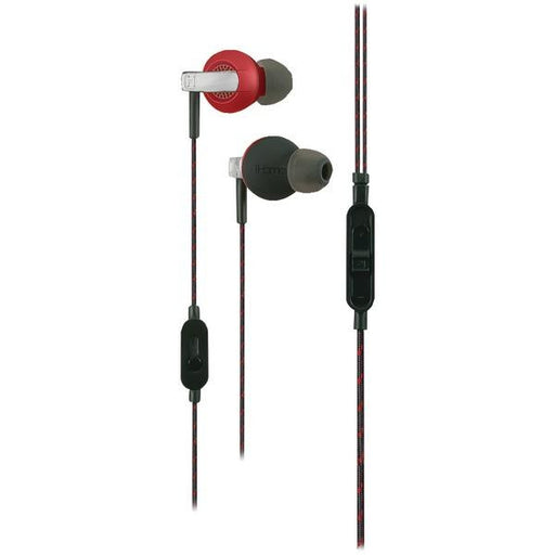 Ihome Ib27r High Performance Noise-isolating Earphones With Microphone (red)