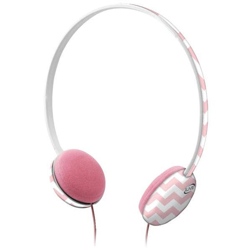 ILIVE iAHK55SP Volume-Limiting Headphones (Pink-White)