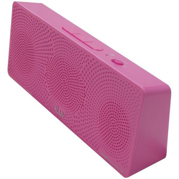 Iluv Isp202pnkm Mobitour Portable Bluetooth(r) Stereo Speaker (pink)