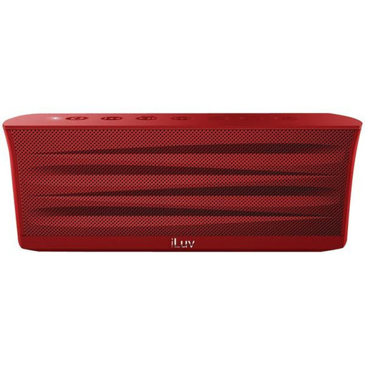 Iluv Isp233red Mobiout Rechargeable Stereo Bluetooth(r) Speaker With Jump-start Technology (red)