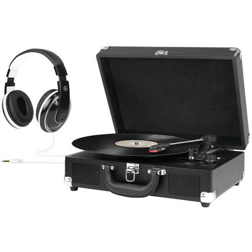 INNOVATIVE ITVS-550B Suitcase Turntable with Headphones