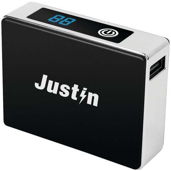 INNOVATIVE JB-10-5200 5,200mAh Justin Black Power Bank with LCD Display