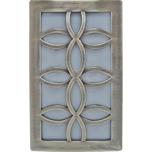 Ge 11257 Faux Nickel Leaf Design Night Light