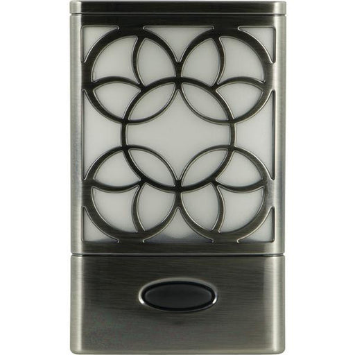 Ge 11318 Faux Brushed Nickel Rechargeable Decorative Power Failure Led Night Light