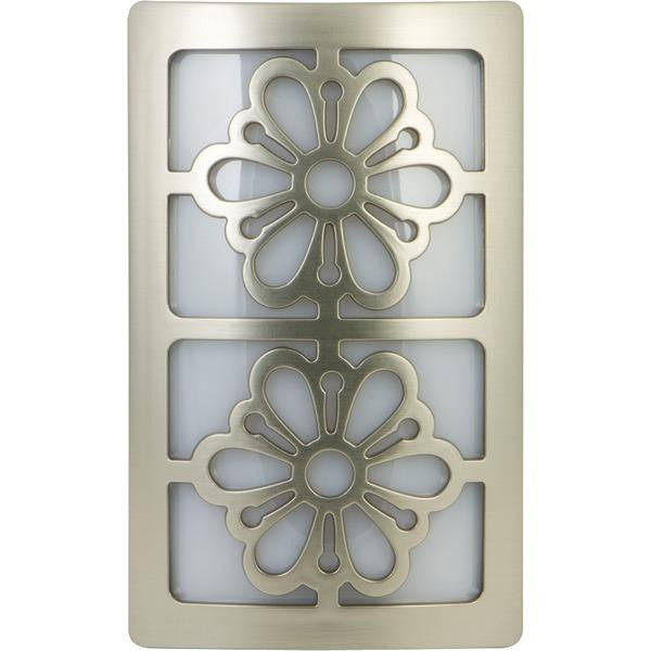 Ge 12204 Faux Nickel Daisy Coverlite(tm) Led Night Light