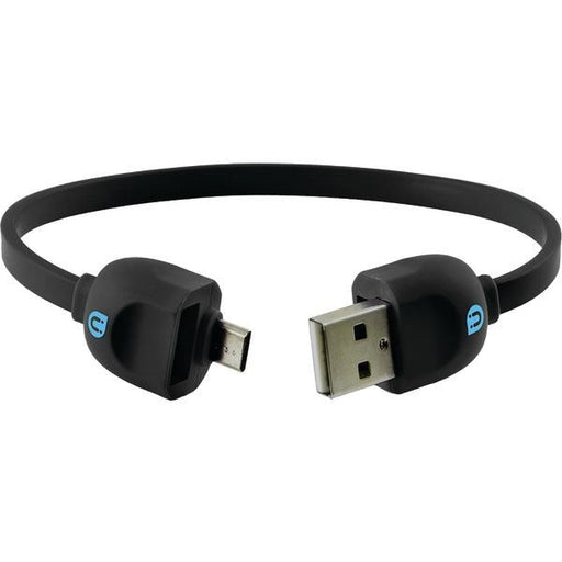 UBER 13164 Lock & Go Micro USB Sync Charge Bracelet-Style Cable, 178mm (Black)