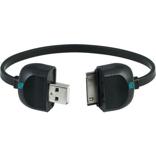 UBER 13168 Lock & Go Bracelet-Style 30-Pin Charge & Sync Cable, 7" (Black)