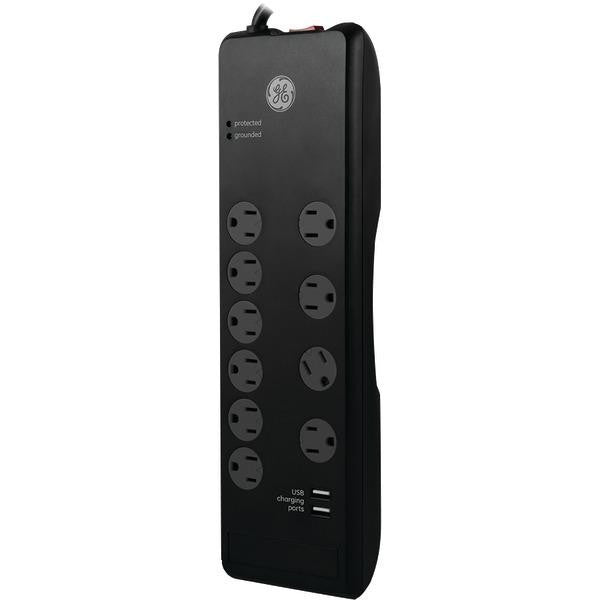 Ge 14096 10-outlet Surge Protector With 2 Usb Ports