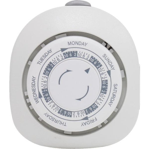 Ge 15151 Mechanical 1-outlet 7-day Polarized Plug-in Timer