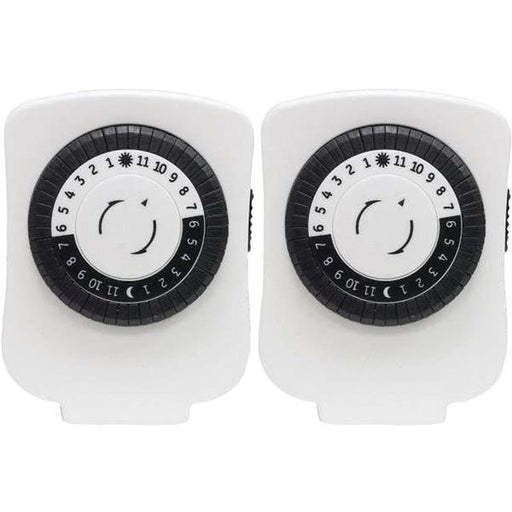 GE 15417 24-Hour Polarized Plug-In Mechanical Timer with 48 On-Off & 1 Outlet