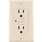 GE 17821 Tamper-Resistant GFCI Receptacle (Light Almond)
