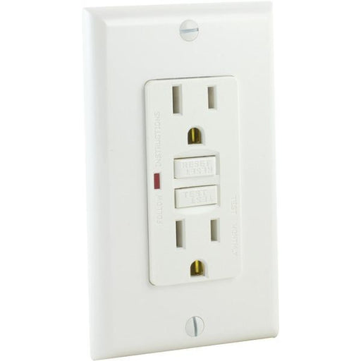 GE 17822 GFCI Receptacle (White)