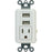 GE 25336 2.1-Amp 1-Outlet In-Wall Receptacle with 2 USB Ports