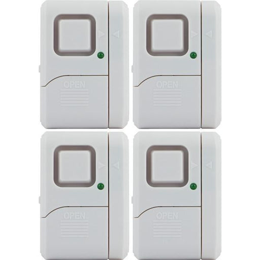 GE 45174 Magnetic Indoor Window Alarms, 4 pk