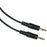 Ge 72604 3.5mm To 3.5mm Nickel Audio Cable Plugs, 6ft