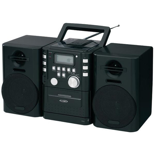 Jensen Cd-725 Portable Cd Music System With Cassette & Fm Stereo Radio