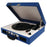 Jensen Jta-410-bl Portable 3-speed Stereo Turntable With Built-in Speakers (blue)