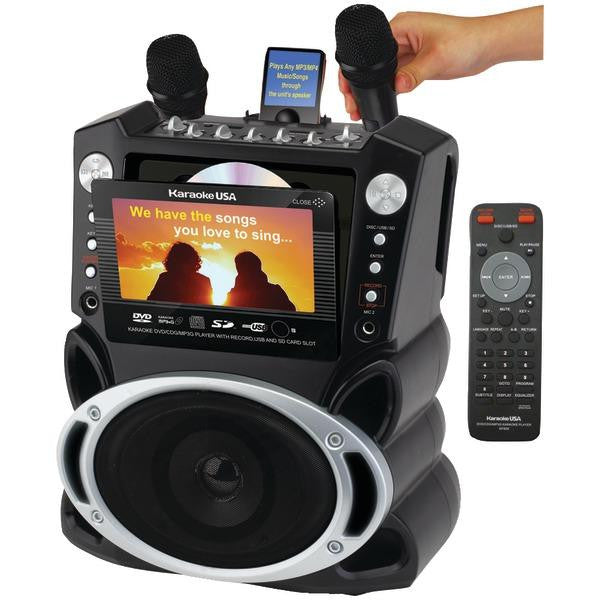 Karaoke Usa Gf829 Dvd-cd+g-mp3+g Karaoke System With 7" Tft Color Screen