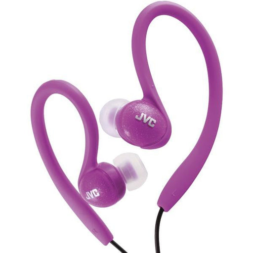 Jvc Ha-ebx85-v Ladies'' Sport Ear-clip Headphones (violet)