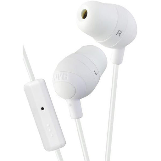 Jvc Hafr37w Marshmallow(r) Inner-ear Earbuds With Microphone & Remote (white)