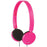 Jvc Has140p Lightweight On-ear Headband Headphones (pink)