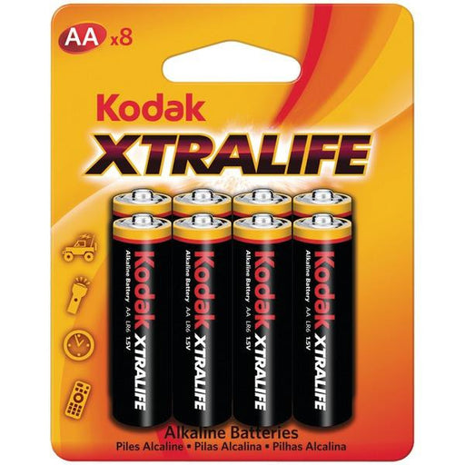 Kodak Xlaa8 Xtralife(tm) Alkaline Batteries (aa; 8 Pk)