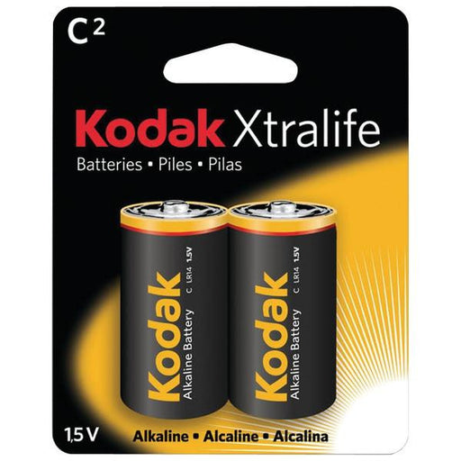 Kodak Xlc2 Xtralife(tm) Alkaline Batteries (c Type, 2 Pk)