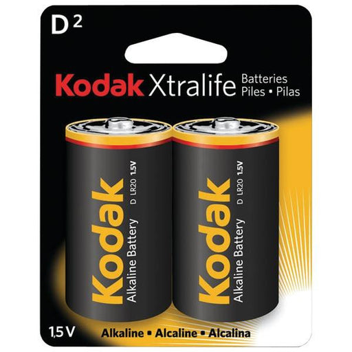 Kodak Xld2 Xtralife(tm) Alkaline Batteries (d Type; 2 Pk)