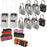 Travel Accessories Kit With Security Straps, Locks And Pouches