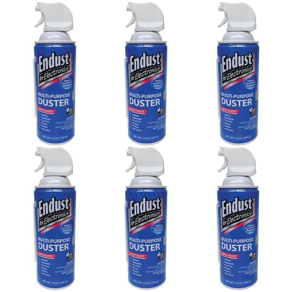 Endust 11384 Electronics Duster 6 Pack (10 Oz; With Bitterant 152)