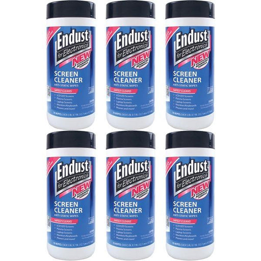 Endust 11506 Lcd And Plasma Monitor Cleaner Pop-up Wipes 6 Pk