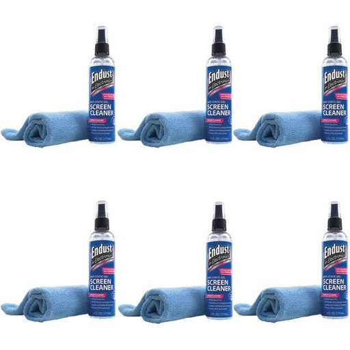 Endust 12275 Lcd And Plasma Screen Gel Cleaner With Microfiber Towel 6 Pk