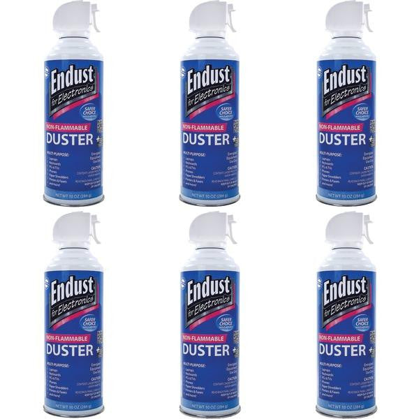 Endust 255050 Electronics Duster 6 Pk (10 Oz; Non-flammable; With Bitterant)