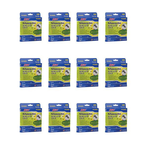 Pic C412 Mosquito Repellent Coils (12 Packs Of 4)