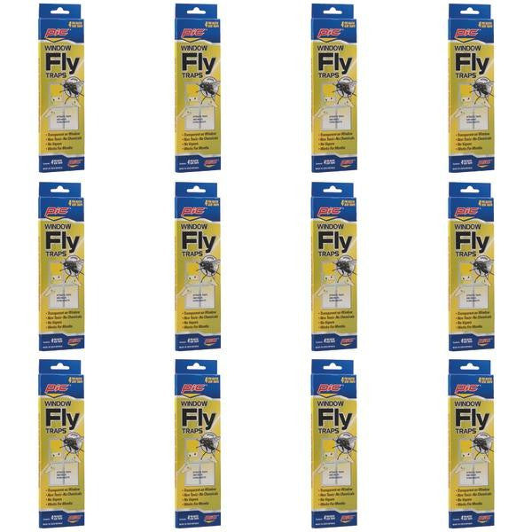 Pic Ftrp Window Fly Traps (12 Packs Of 4)