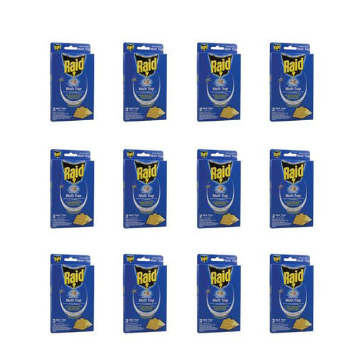 Raid Pmothraid Pantry Moth Traps (12 Packs Of 2)