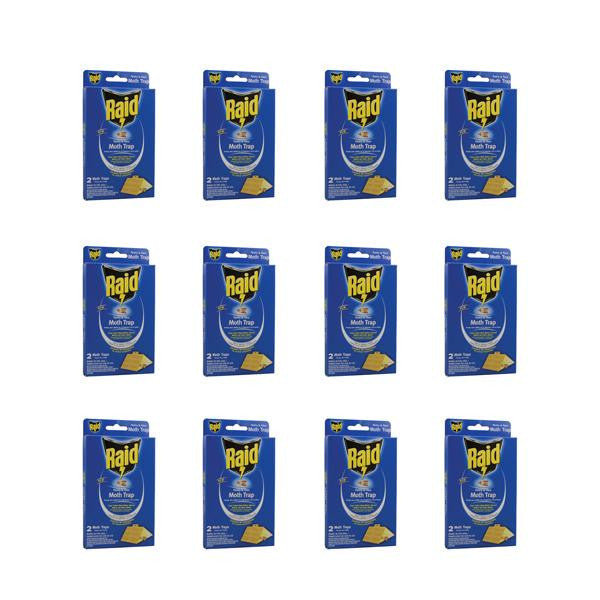 Raid Pmothraid Pantry Moth Traps (12 Packs Of 2)