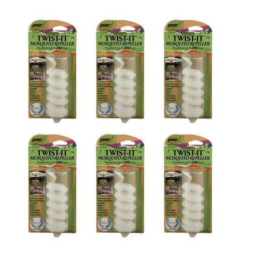 Pic Twistit Twist It Mosquito Repeller (6 Packs)