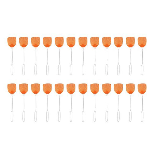 Pic Wire Metal Handle Fly Swatter (24 Packs)