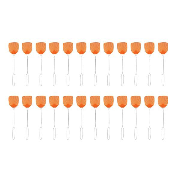 Pic Wire Metal Handle Fly Swatter (24 Packs)
