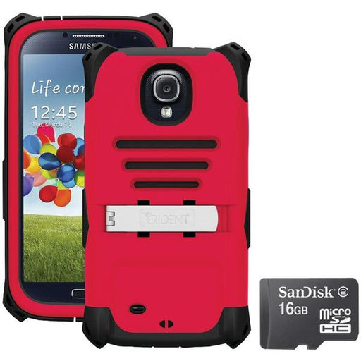 Trident S4 Kraken Case Red With Scandisk Micro Sd 16gb