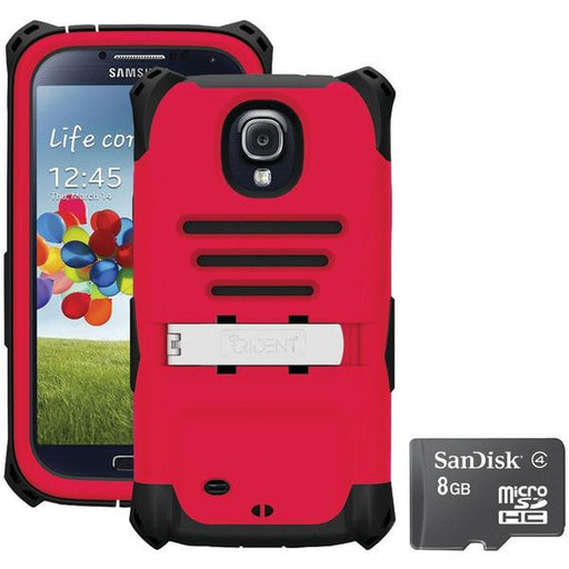 Trident S4 Kraken Case Red With Scandisk Micro Sd 8gb