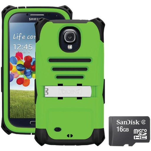 Trident S4 Kraken Case Green With Scandisk Micro Sd 16gb