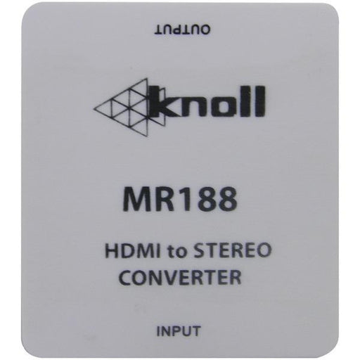 Knoll Systems Mr188 Hdmi(r)-to-stereo Line Level Adapter