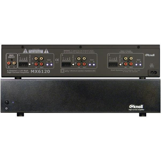 KNOLL SYSTEMS MX6120 120-Watt, 6-Channel High Current Amp