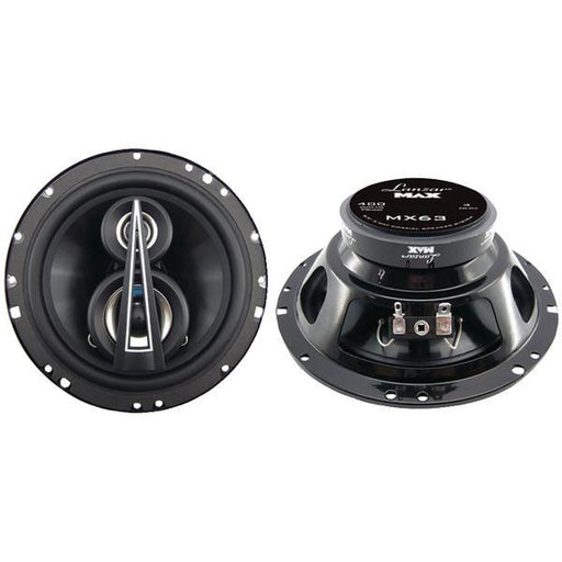 Lanzar Mx63 Max Series 3-way Triaxial Speakers (6.5"; 200w)